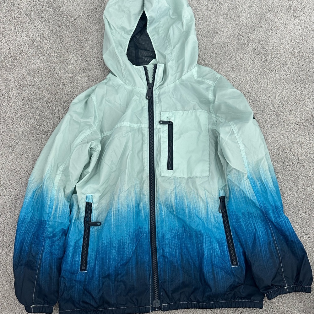 Abercrombie Kids Mint and Navy Mesh Jacket